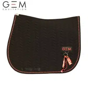 Tapis de selle GEM PASTA NOIR Spring Summer 2026 Sellerie Equinoxe Shop Fuveau Tapis de selle GEM PASTA NOIR Spring Summer 2026 Sellerie Equinoxe Shop Fuveau
