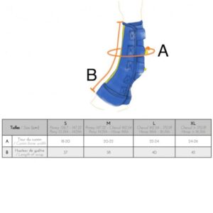guide des tailles guêtres de boue Close Contact Chaps Equilibrium Sellerie Equinoxe Shop Fuveau