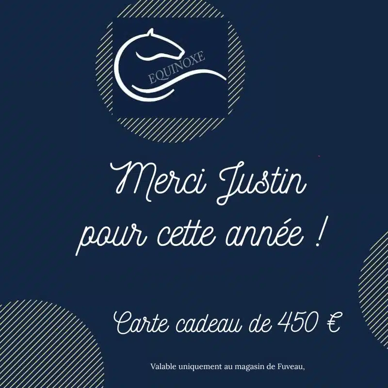 Carte cadeau Justin