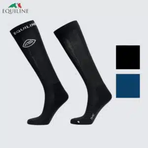 Chaussettes d'équitation unisex marine EW025PT11504 Sellerie Equinoxe Shop Fuveau