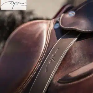 Étrivières Mono en Cuir Dy'on Kentucky SA 25001 05 havane Stabilité et Élégance Sellerie Equinoxe-shop.com (2)