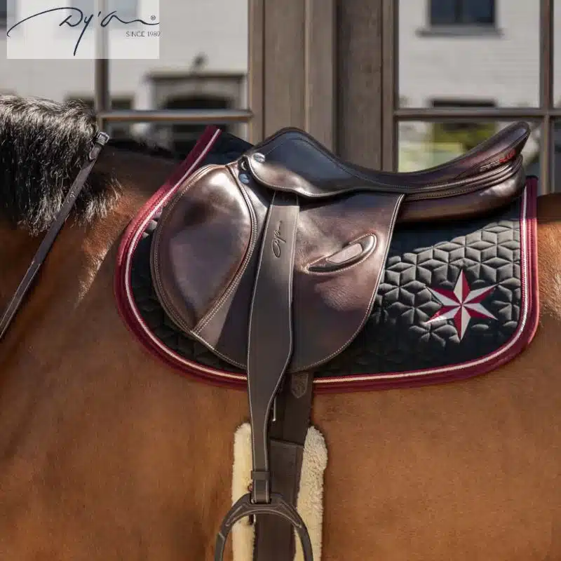Étrivières Mono en Cuir Dy'on Kentucky SA-25001 havane Confort Stabilité et Élégance Sellerie Equinoxe