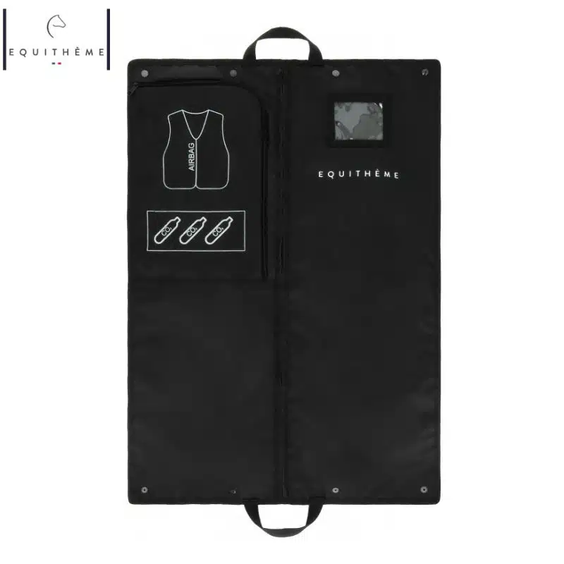 Housse de protection airbags et cartouches EQUITHÈME 939999002 noir Sellerie Equinoxe Shop Fuveau