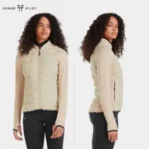 STORM JACKET VESTE HYBRIDE D'ÉQUITATION Femme Horse Pilot SUN124 BEIGE Sellerie Equinoxe Shop Fuveau STORM JACKET VESTE HYBRIDE D'ÉQUITATION Femme Horse Pilot SUN124 BEIGE Sellerie Equinoxe Shop Fuveau