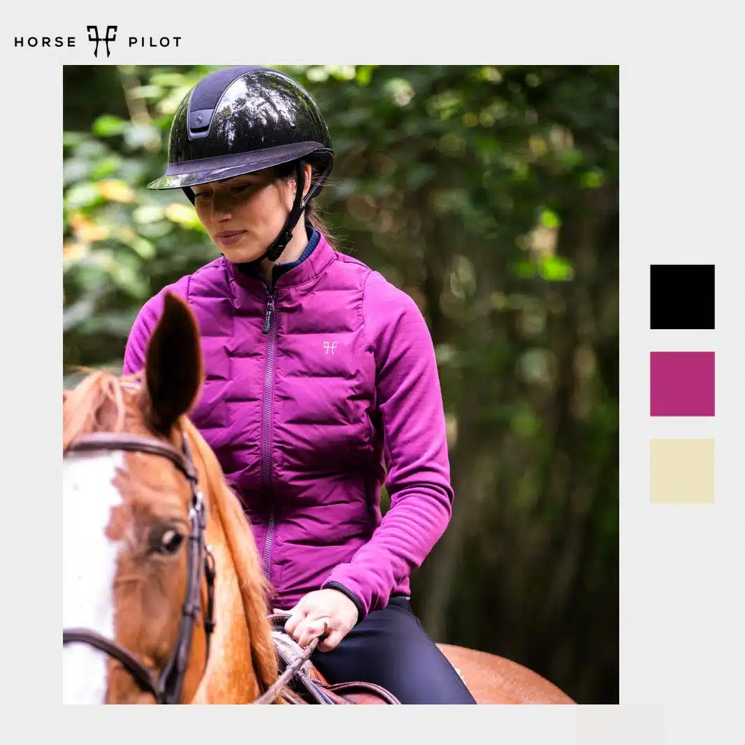 STORM JACKET VESTE HYBRIDE D'ÉQUITATION Femme Horse Pilot SUN124 Sellerie Equinoxe Shop Fuveau