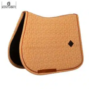 Tapis de Selle en Velours avec Imprimés Kentucky 42807-45-SJ Horsewear Sellerie Equinoxe Fuveau