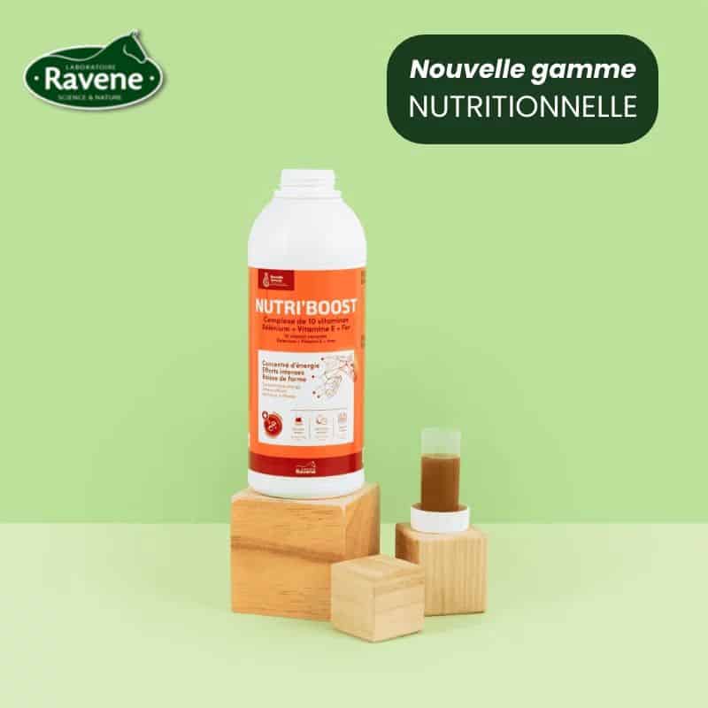 Nutri'Boost Ravene complément énergétique avec vitamine E et sélénium pour cheval