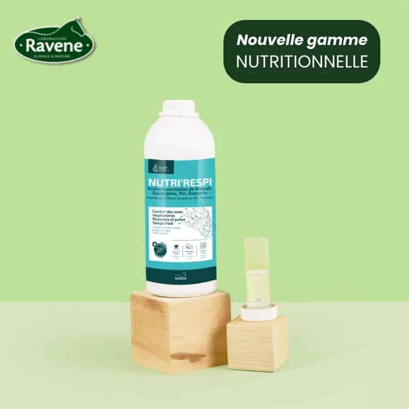 Nutri'Respi Ravene complément alimentaire pour le confort respiratoire du cheval