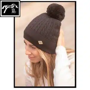 Bonnet Virgie Noir Bonnet Pénélope Virgie noir