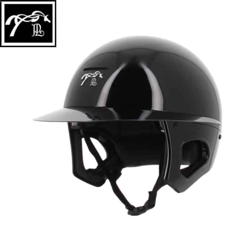 Casque Pénélope Freejump Noir Glossy à visière longue