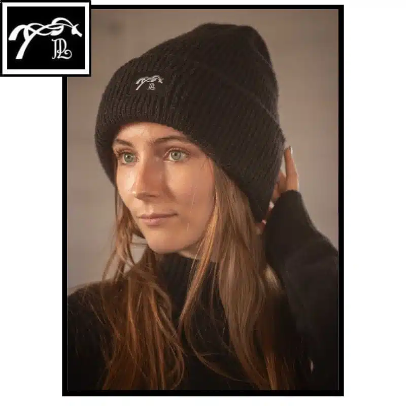 Bonnet Pénélope Store Solena noir nouveauté Hiver 2026