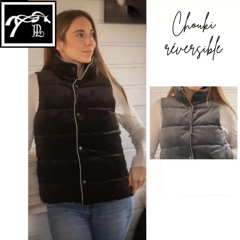 doudoune-sans-manche-femme-chouki-penelope-store.jpg Doudoune sans manche femme Chouki Pénélope Store réversible