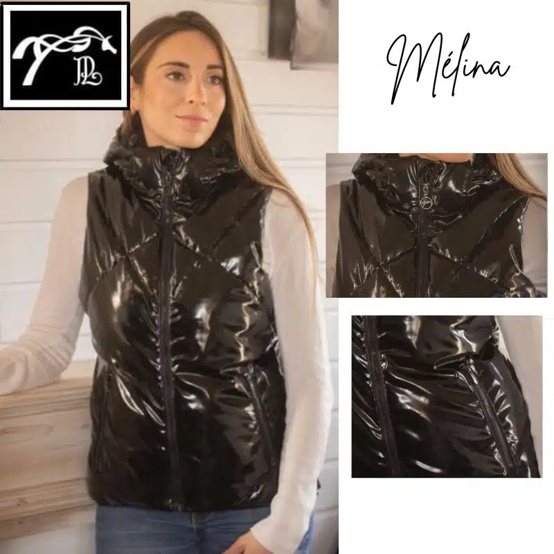 doudoune-sans-manche-femme-melina-penelope-store.jpg Doudoune sans manche femme Mélina Pénélope Store noire vernie avec capuche
