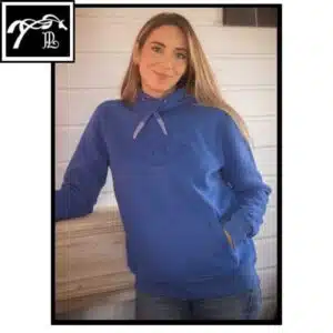 sweat-capuche-femme-louison-bleu-roi-penelope.jpg Sweat à capuche femme Louison Pénélope bleu France