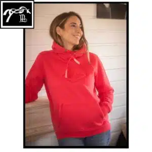 sweat-capuche-femme-louison-rouge-fluo-penelope.jpg Sweat à capuche femme Louison Pénélope rouge fluo