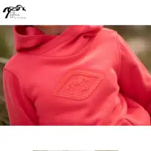 sweat-equitation-enfant-eden-by-penelope-louison-rouge Sweat capuche équitation enfant Eden by Pénélope Louison rouge