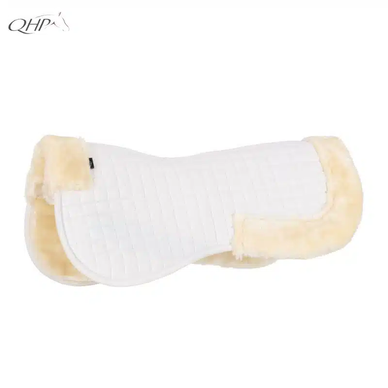 Amortisseur de dos Zinya QHP Blanc Écru en fausse fourrure
