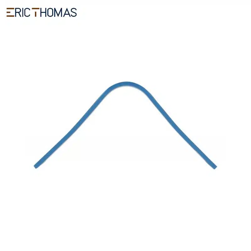 vue de profil de l'Arcade d’arçon Eric THOMAS Hybrid EK Confortech bleu Médium Large