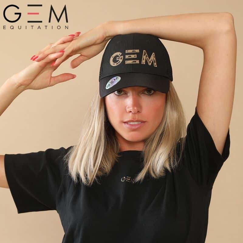 casquette Mesh Ninja GEM noir léopard