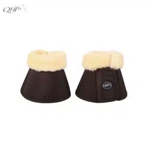 Cloches Ontario QHP Choco et écru Cloches Ontario QHP choco vue arrière et avant avec double fermeture velcro