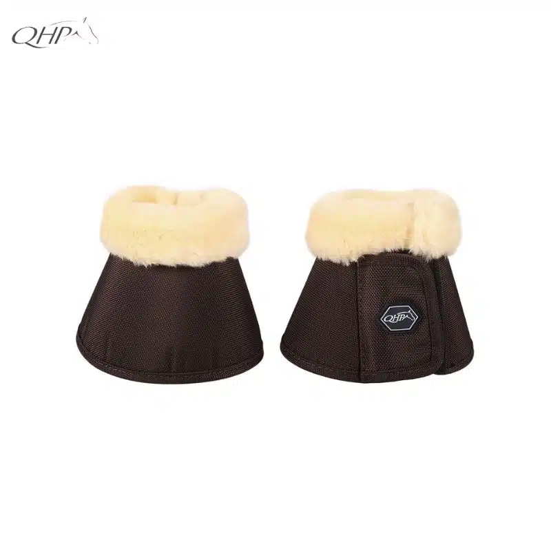 Cloches Ontario QHP choco vue arrière et avant avec double fermeture velcro