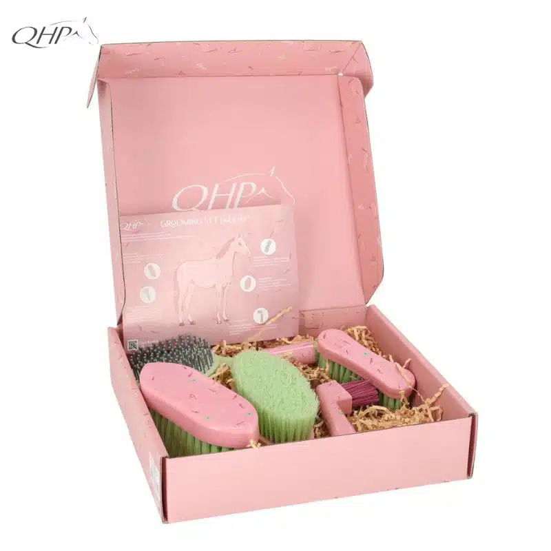 Coffret de pansage Lucky Start QHP pour cheval et poney