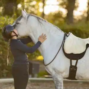 Corde au cou pour équitation naturelle éthologique Corde au cou cheval exercice éthologie Liberta