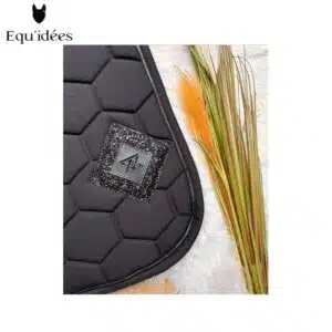 Equ'idées Collection paillettes noir tapis de selle cheval Tapis de selle Equ'idées Collection paillettes noir