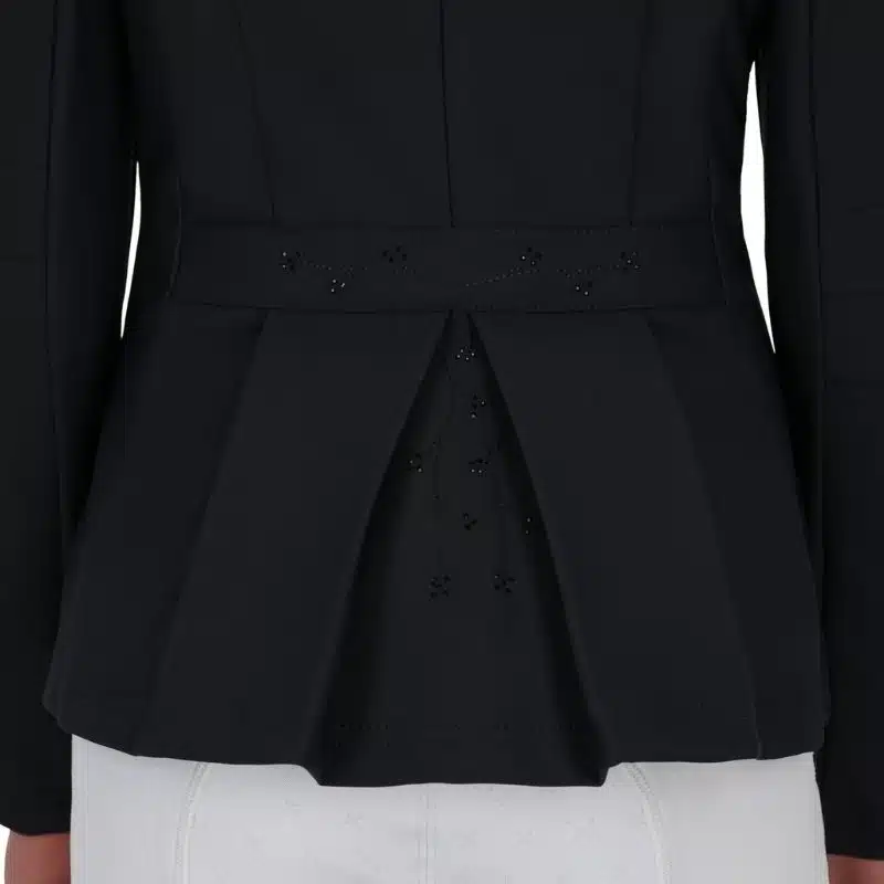 detail Fente arrière ornée de strass de la veste de concours Amilara Junior