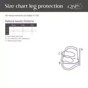 Guide des tailles et dimensions des Protège-boulets Ontario QHP Guide des tailles et dimensions des Protège-boulets Ontario QHP