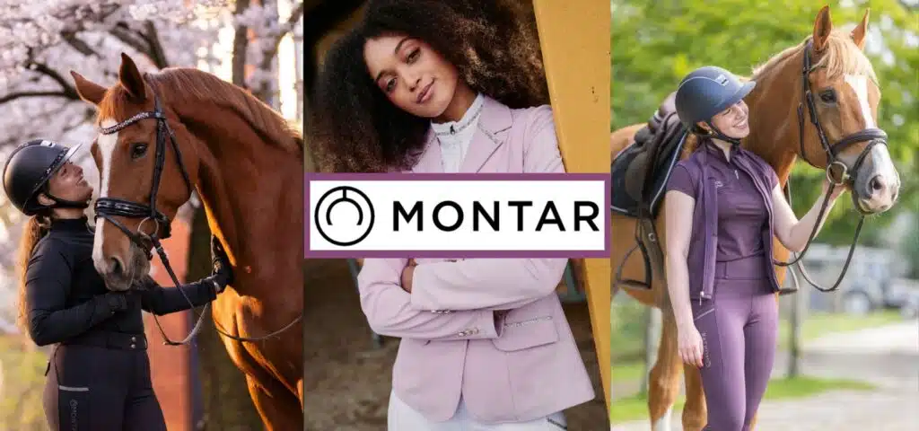 Montar Equitation Lifestyle équestre cheval et cavalier Cavalière Montar à cheval avec son poney dans un environnement équestre