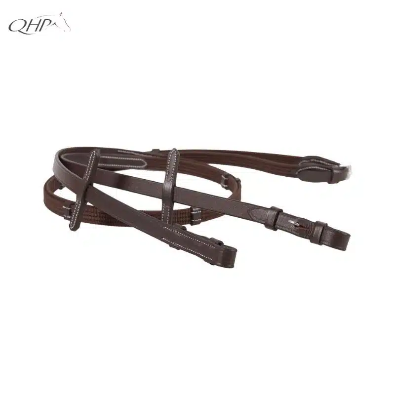 Rênes en toile assorties au Bridon Ontario QHP