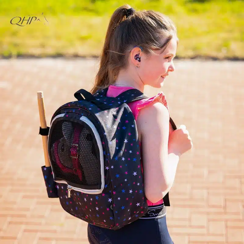 Sac à dos Hobby Horse QHP enfant pour transporter un cheval bâton