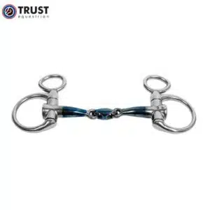 Mors Baucher Sweet Iron pony hanging cheek eliptical TRUST 12 mm Mors Baucher Sweet Iron pony hanging cheek eliptical TRUST double brisure
