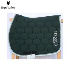 Tapis Emblème Oxxer vert foret Equ'idées Tapis de selle Emblème Oxxer vert foret Equ'idées