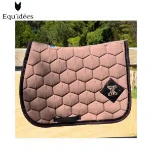 Tapis X Léo Oxxer beige chocolat – Série limitée Tapis X Léo Oxxer beige chocolat paillettes noires