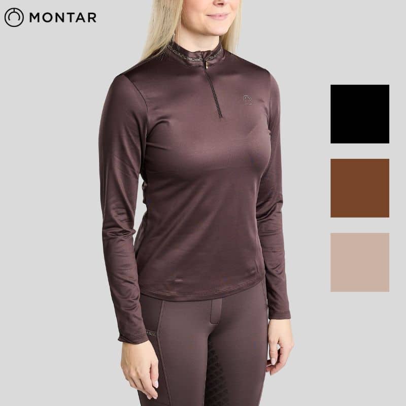 Polo d'équitation femme Montar MoVeronica Thermo en trois coloris