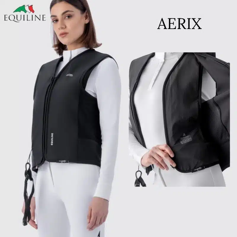 Photo du Gilet airbag EQUILINE AERIX porté