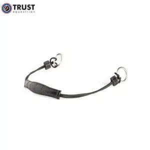 TRUST Curbgag Rope Leather E25904 – Gourmette corde cuir noir Gourmette corde cuir TRUST Curbgag Rope Leather E25904 noir