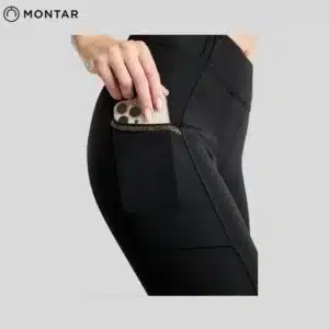 Détail Golden Quartz du legging Montar MoVeronica Détail cristaux Golden Quartz legging Montar MoVeronica
