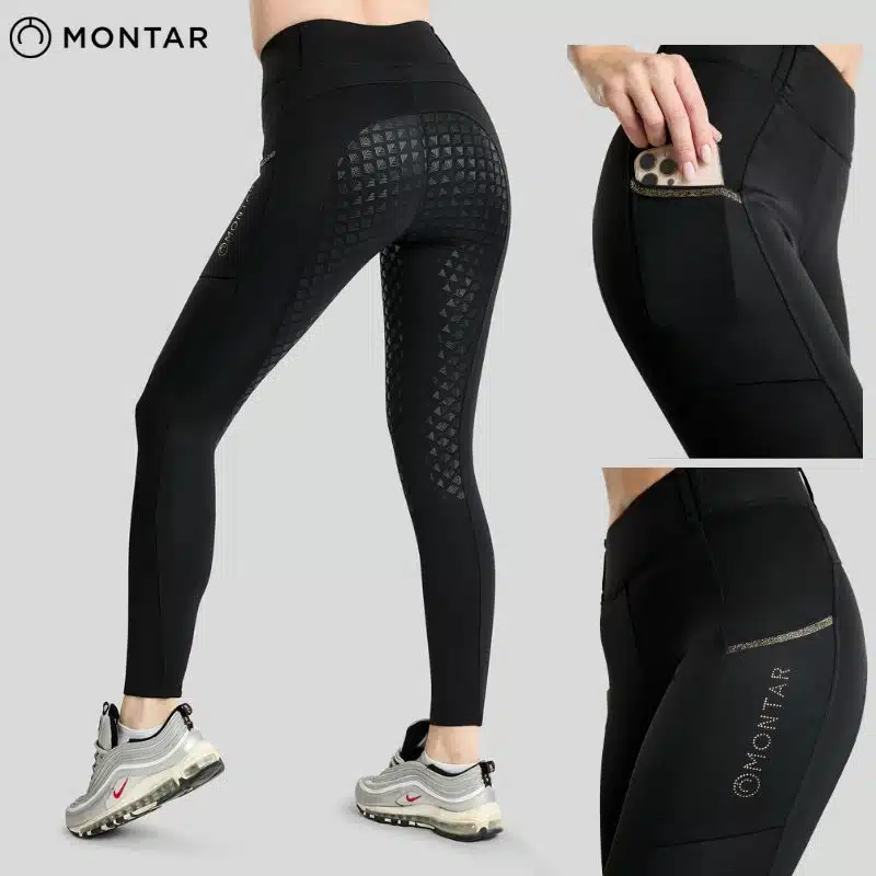 Legging d'équitation femme Montar MoVeronica Hybrid Thermo Automne Hiver 2026
