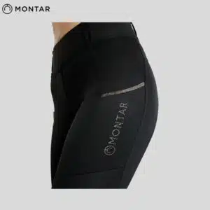 Logo Montar en cristaux – MoVeronica Hybrid Logo Montar en cristaux sur legging MoVeronica Hybrid Thermo