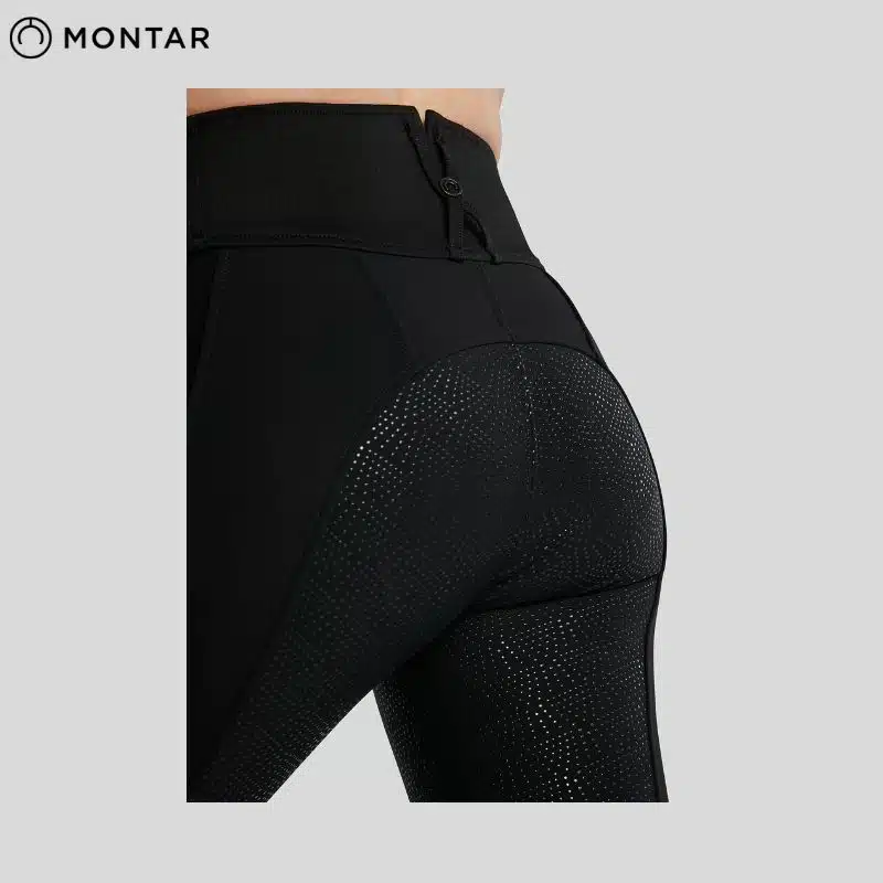 Détail taille haute arrière pantalon d'équitation femme Montar MoAddie
