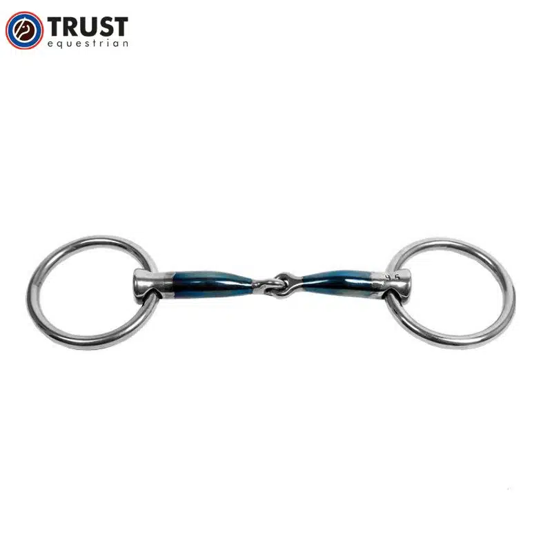 Mors 2 anneaux auto-bloquant TRUST Sweet Iron Pony 12 mm - E28102 Mors 2 anneaux auto-bloquant TRUST Sweet Iron Pony 12 mm