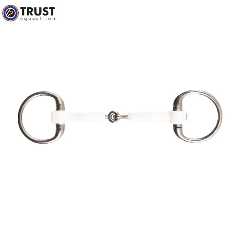 TRUST Inno Sense Eggbutt Jointed mors olive cheval vue de face