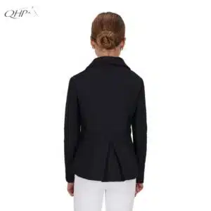 veste-concours-qhp-amilara-junior-dos Veste de concours junior Amilara QHP vue de dos avec fente