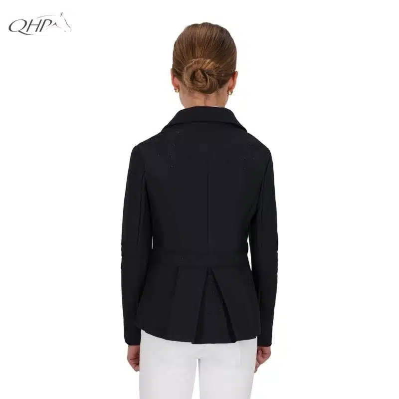 Veste de concours junior Amilara QHP vue de dos avec fente