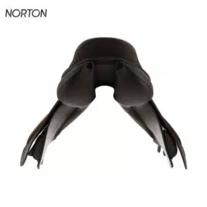 vue arrière Selle NORTON EK Clarino Jump havane