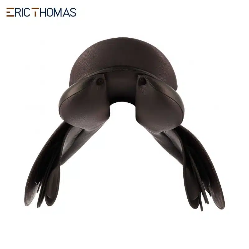 vue arrière selle eric thomas hybrid EK Confortech Mixte havane