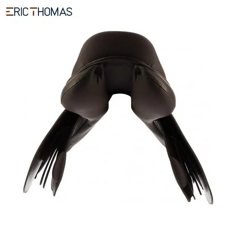 vue arrière selle eric thomas hybrid cuir clarino